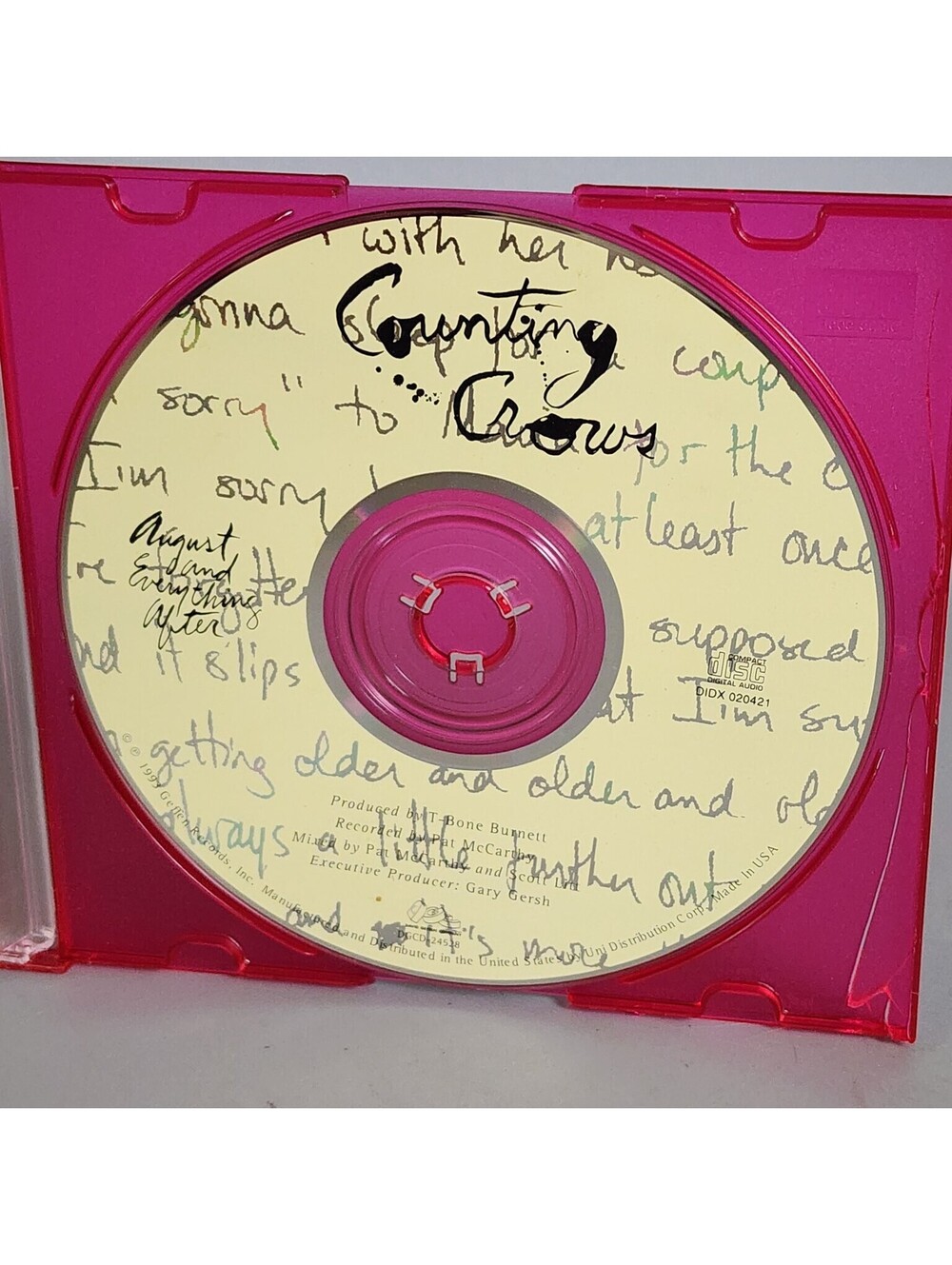 Counting Crows - August and Everything After CD 1994 Geffen Records DIDX 020421